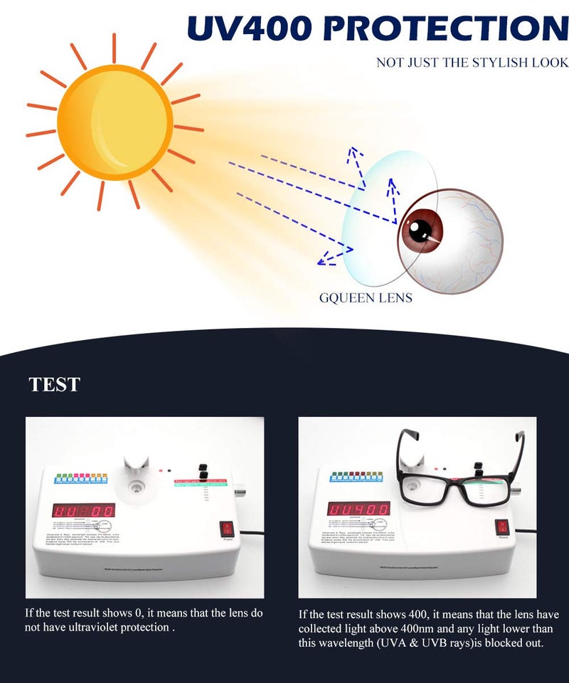 GQUEEN Fashion Glasses Non Prescription Fake Glasses for Women Men Clear Lens Square Matte White, 201582 - Image 4