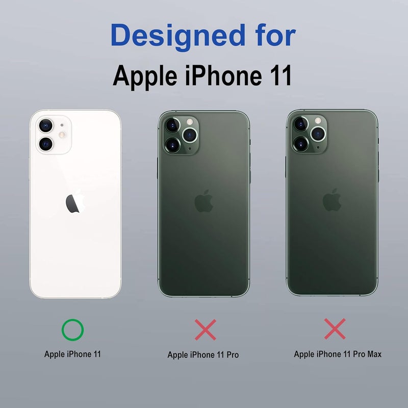 ZAPCASE Back Case Cover for iPhone 11 | Compatible for iPhone 11 Back Cover | Case Cover with Camera Protection | (TPU + PC | Transparent) - Image 2