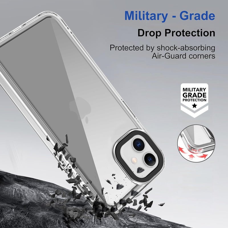 ZAPCASE Back Case Cover for iPhone 11 | Compatible for iPhone 11 Back Cover | Case Cover with Camera Protection | (TPU + PC | Transparent) - Image 3