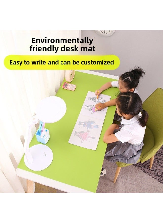 Writing Desk Desktop Mat Desk Children's Desk Mat Desk Mat Student Study Desk Mat Office Home Anti-Dirty-Color:600x400mm-3.5mm-Pattern:Eye Protection Green  - Image 2