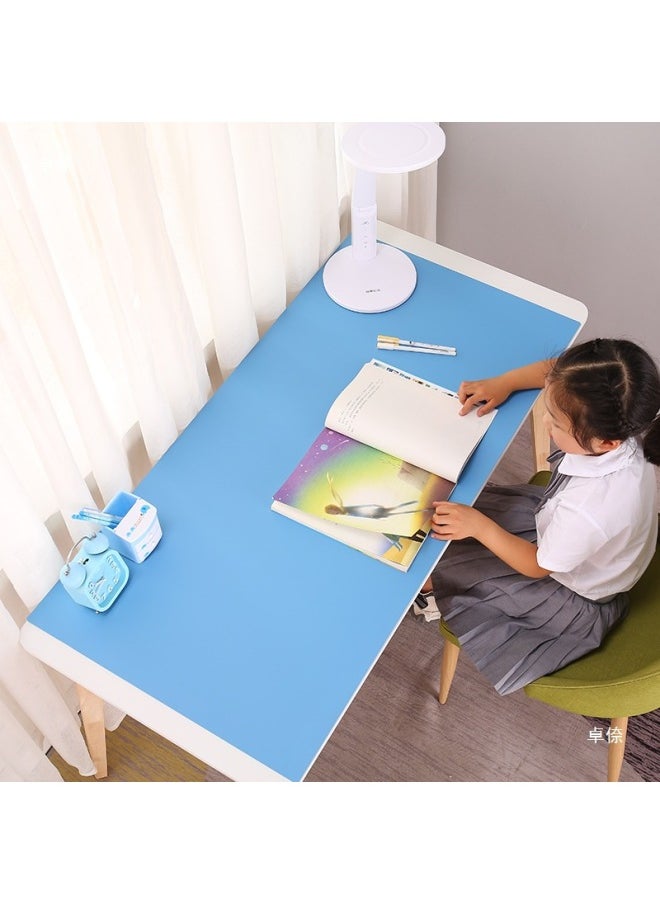 Writing Desk Desktop Mat Desk Children's Desk Mat Desk Mat Student Study Desk Mat Office Home Anti-Dirty-Color:600x400mm-3.5mm-Pattern:Eye Protection Green  - Image 3