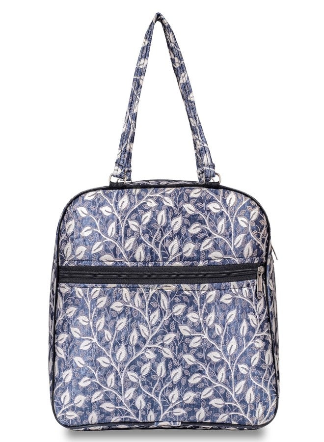 HENLYS Functional Extra Large Cosmetic & MaBrownwith Hook (Blue) - Image 1