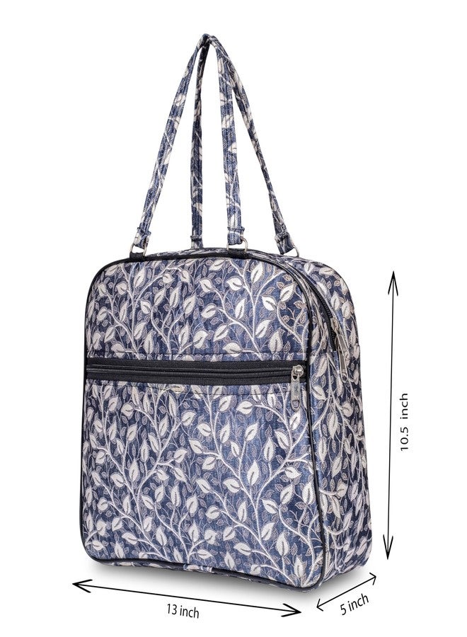 HENLYS Functional Extra Large Cosmetic & MaBrownwith Hook (Blue) - Image 2