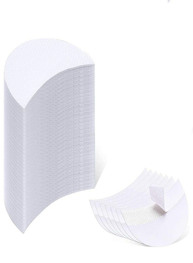 نيسا وسادات حماية ظلال العيون من نيسا، لصقات واقية لمكياج العيون للاستخدام مرة واحدة لتطبيق ظلال العيون والشفاه (أبيض، عبوة من 20 قطعة) - Image 1