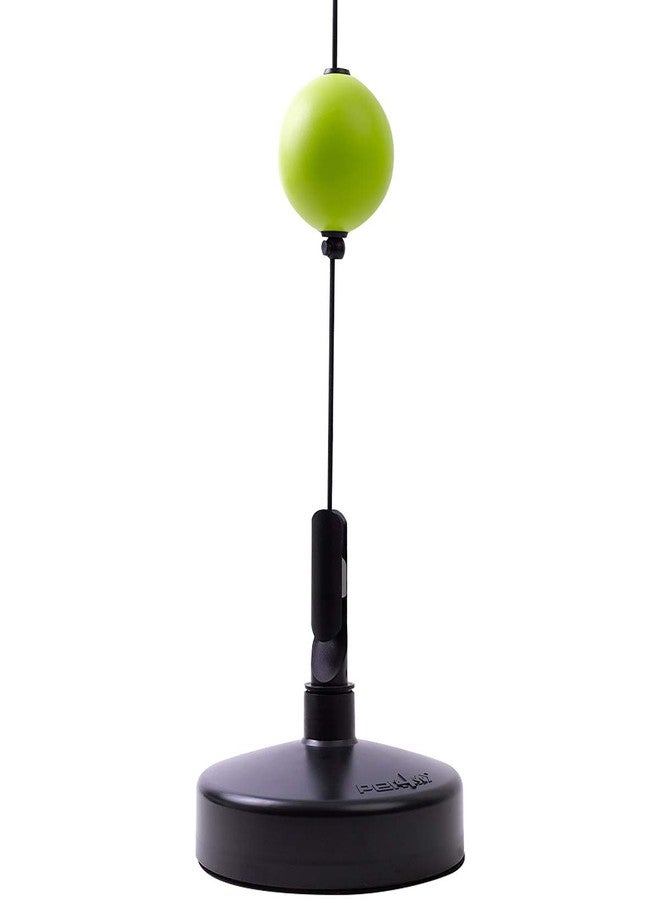 PER4M Quick Puncher Boxing Equipment: Black Punching Bag with Stand - Height-Adjustable Reflex Ball for Exercise Equipment, Home Gym, and Boxing Reflex Ball Training - Image 1