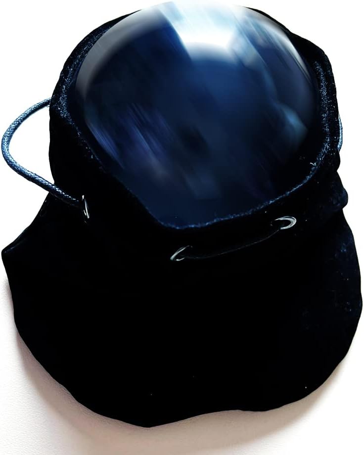 DSJUGGLING Large Double-Layer Velvet Heavy Drawstring Ball Bag for Big Size Acrylic Contact Juggling Ball from 90mm to 120mm (Extra Large) - Image 5