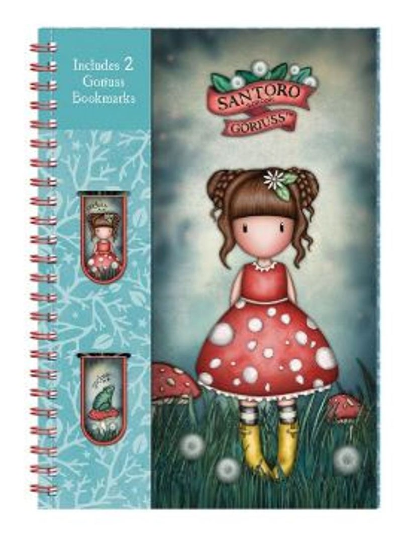 SANTORO Gorjuss - Wirobound Notebook with Bookmarks
