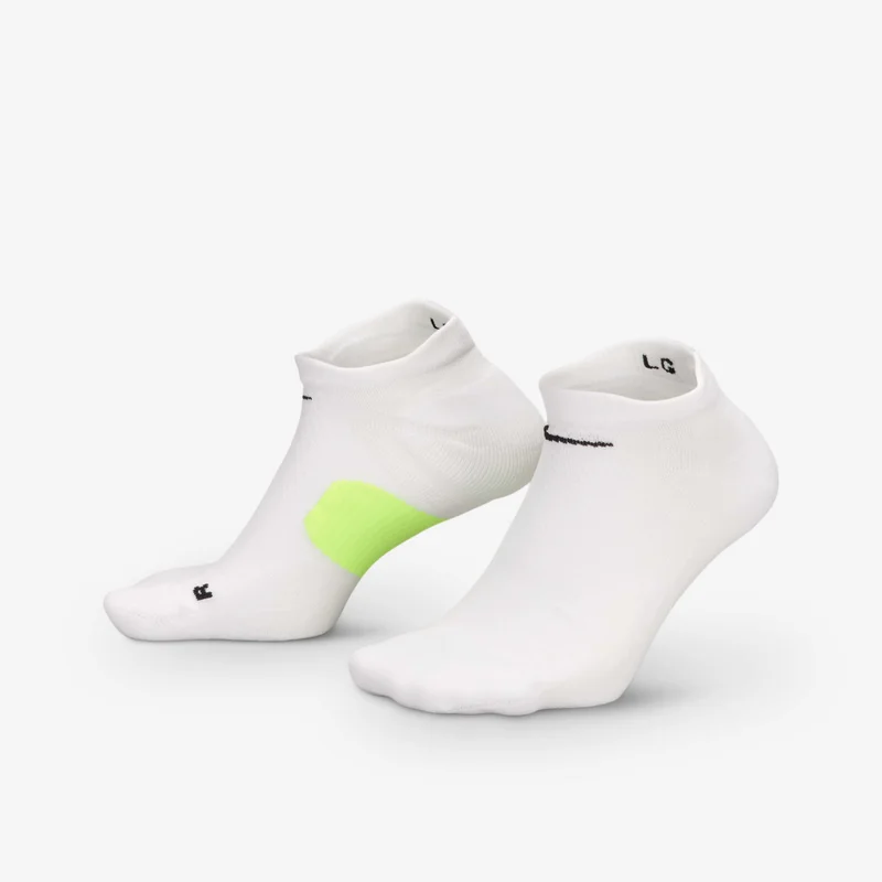 Nike Black Dri-FIT Midweight Running No-Show Socks (1 Pair)  | Best Price UAE