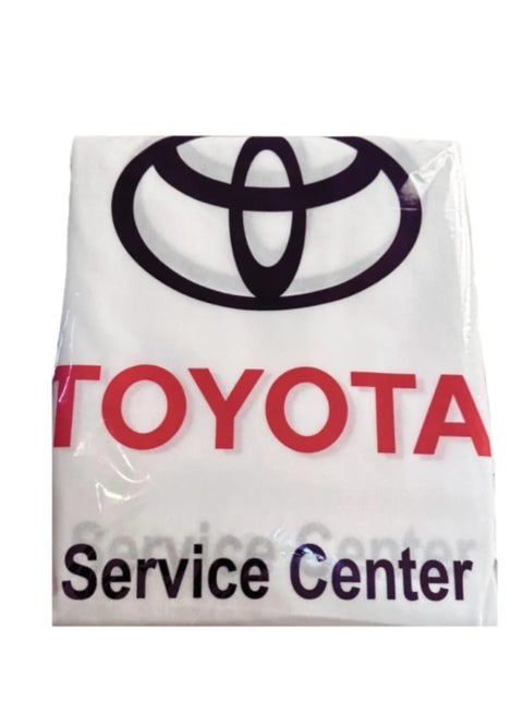 ToyotaToyota seat covers, white fabric, front seats, driver and passenger seat covers, white fabric, front two seats
