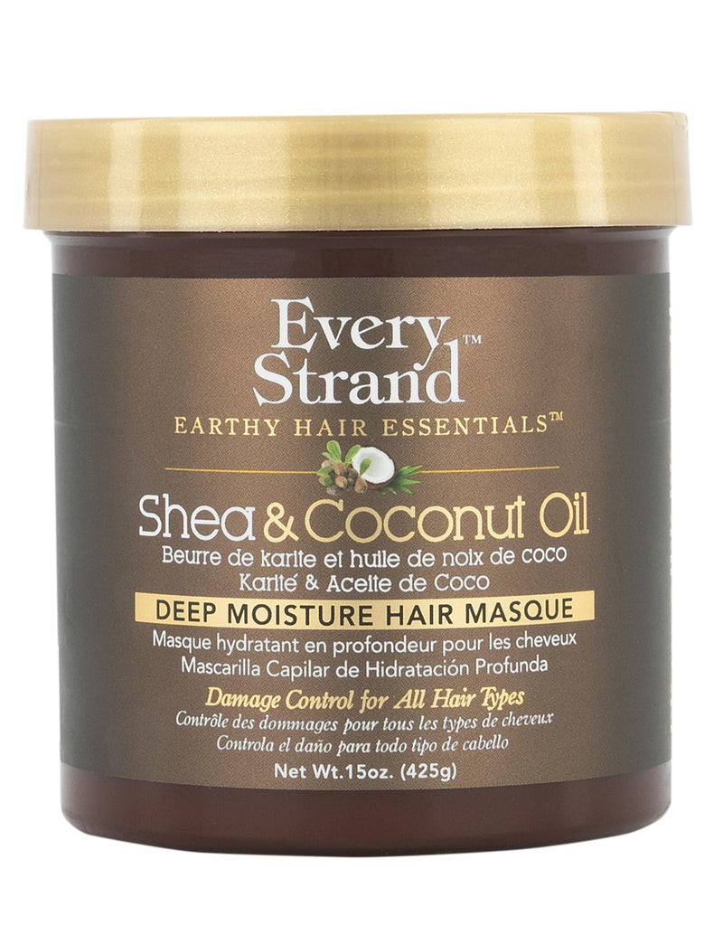 Every Strand Shea and Coconut Oil Deep Hair Masque, 15 Ounce - Image 1