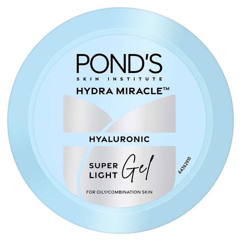 PONDS PONDS Super Light Gel Oil Free Face Moisturizer 100 g With Hyaluronic Acid Vitamin E for Fresh Glowing Skin 24 hr Hydration Daily Use - Image 1