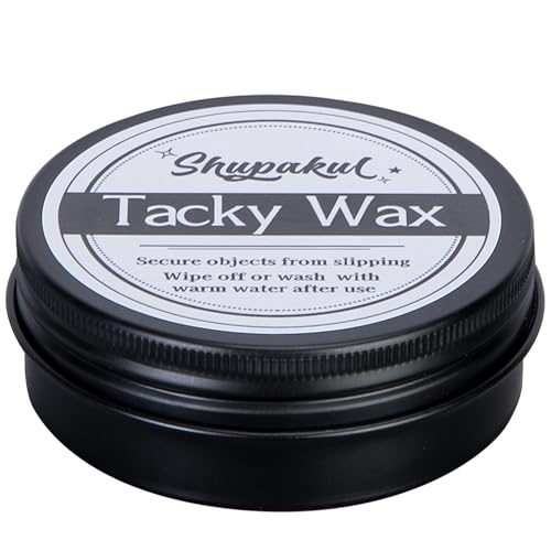 Shupakul 21oz Tacky WaxTacky Wax Adhesive Sticky PuttyRemovable Exhibit Waxs for Christmas Village Landscape Securing Small Items - Image 1