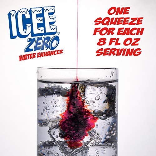 ICEE Zero Calorie Cherry, Blue Raspberry, Orange and Mango Liquid Water Enhancer Drink Mix, Natural Flavor Drops, Sugar Free, 1.62 Fl Oz Concentrate (48 ml) - 4 Ultimate Variety Pack - Image 2