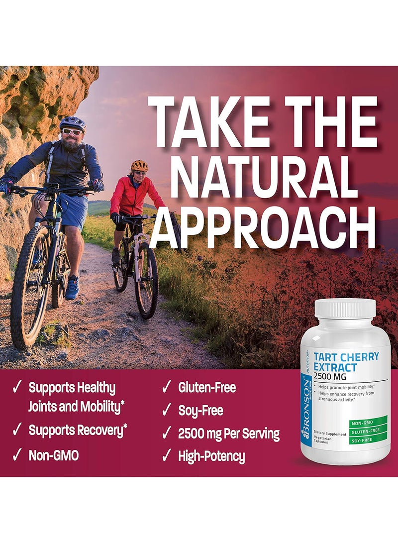 برونسون مستخلص تارت الكرز 2500 مجم، تركيبة نونجمو المميزة محملة بمضادات الأكسدة والفلافونويدات، 90 كبسولة نباتية - Image 3