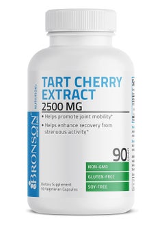 Bronson Tart Cherry Extract 2500 Mg Premium Nongmo Formula Packed With Antioxidants And Flavonoids 90 Vegetarian Capsules  - Image 4