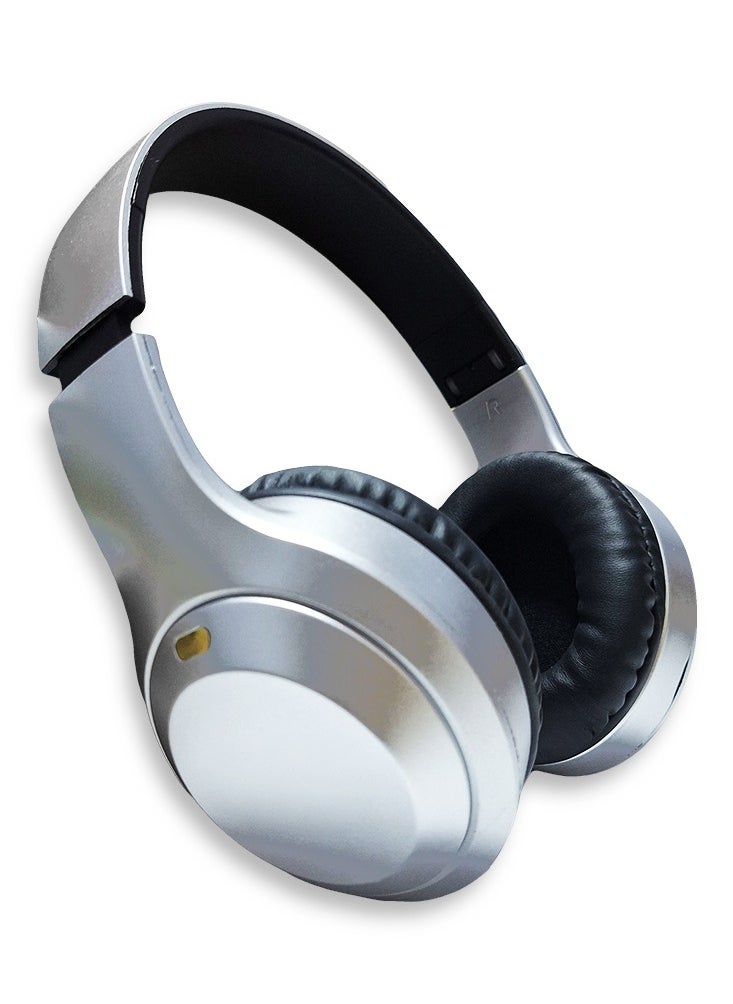 Bluetooth Headphone , Wireless Headset , Model JB27 , Bluetooth , Play Time 20 Hours , Battery 150mAh, External Built In Microphone, USB Type-C, Pure Bass Sound, Noise Cancelling (Black)