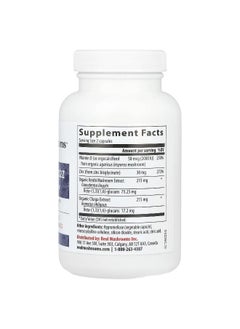 Real Mushrooms Real Mushrooms, Mushroom D2Z, Vitamin D & Zinc, 120 Capsules  - Image 2
