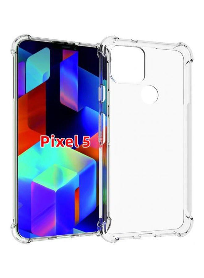 IAF Case For Google Pixel 5. Air Cushion Soft Tpu Silicone Clear