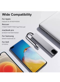 Generic USB C HUB, 8-Port USB C Adapter with 4K HDMI, RJ45 Ethernet, Type C, Type C PD, USB3.0, USB2.0, SD/TF Card Reader, Support Windows 10, 8.1, Mac OS, Surface Pro, Linux, Chromebook and More  - Image 5