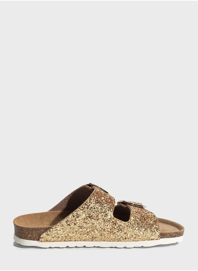 BAYTON Atlas Double Strap Flat Sandals  - Image 1
