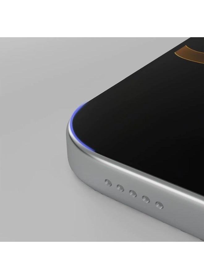 9H Compatible with iPhone 17 Pro  Screen Protector, Anti Fingerprint Coating,High-Performance Optical Adhesive, PET Layer, High Edge Protection (Privacy, iPhone 17 Pro) - Image 2