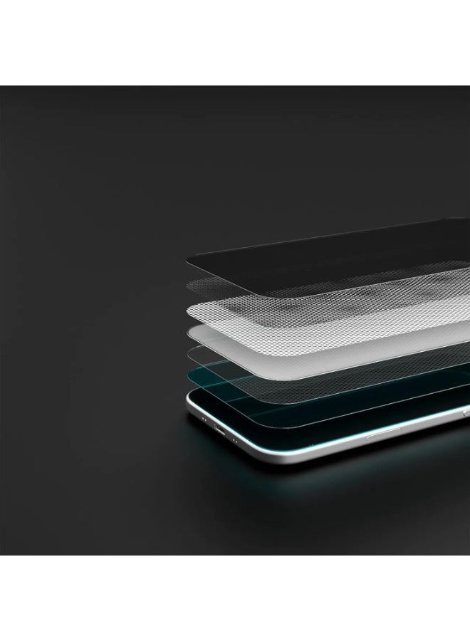 9H Compatible with iPhone 17 Pro  Screen Protector, Anti Fingerprint Coating,High-Performance Optical Adhesive, PET Layer, High Edge Protection (Privacy, iPhone 17 Pro) - Image 5