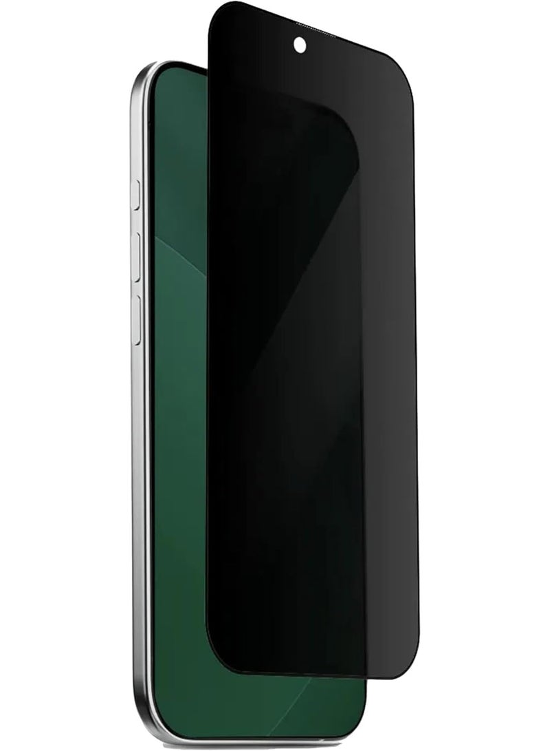 9H Compatible with iPhone 17 Pro  Screen Protector, Anti Fingerprint Coating,High-Performance Optical Adhesive, PET Layer, High Edge Protection (Privacy, iPhone 17 Pro) - Image 1