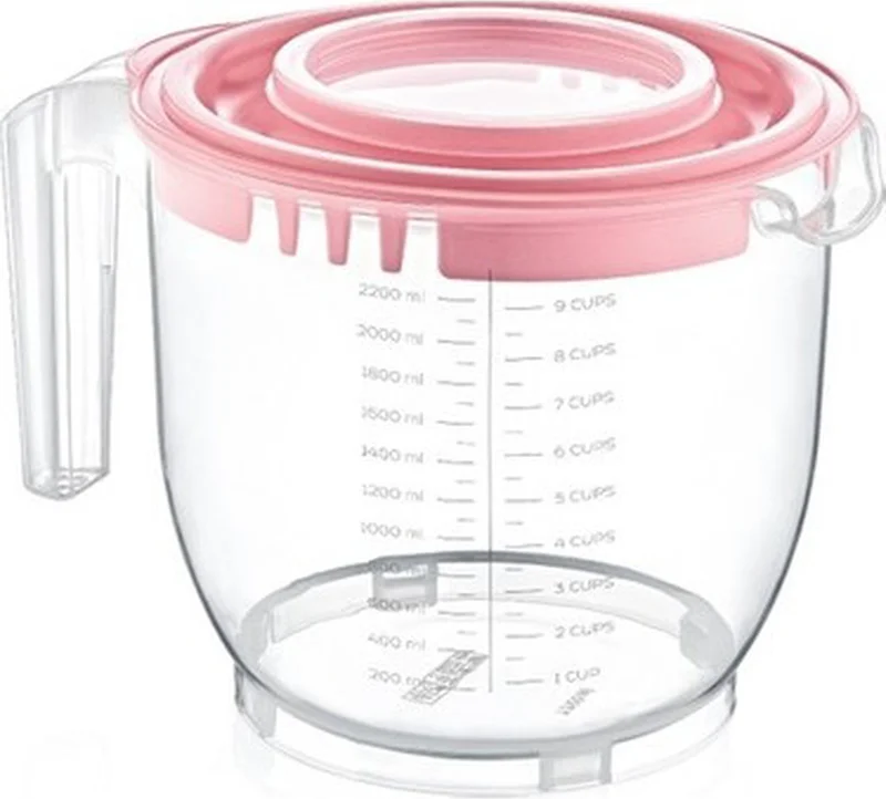 Hane216 Splash-Free Mixer Container with Special Protection Cover