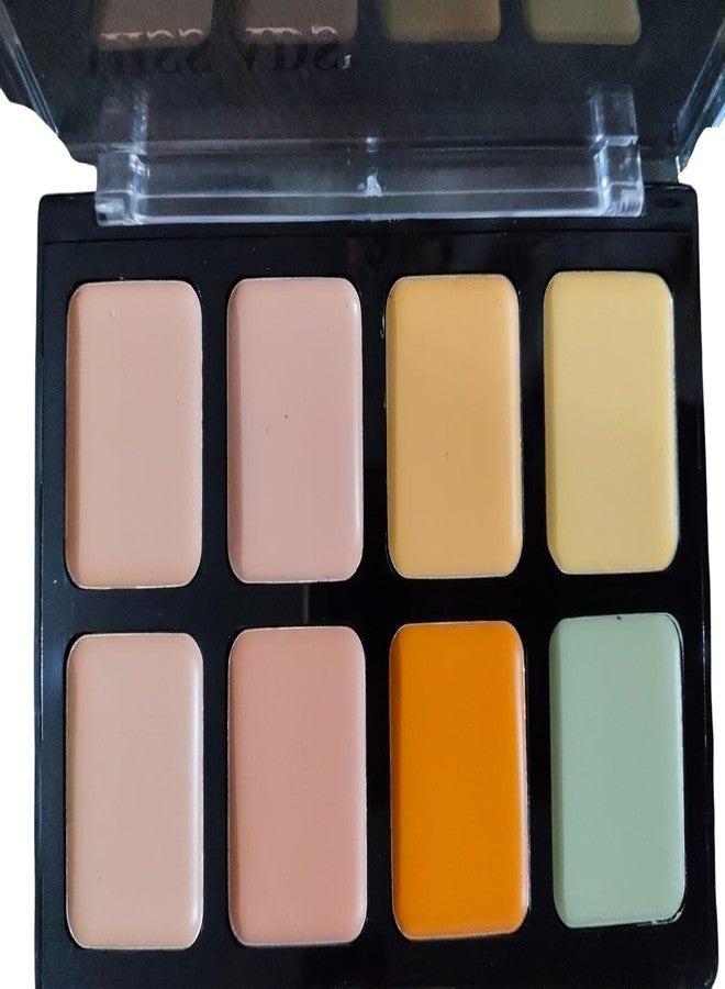 Prosopyare 8 Color Corrector and Concealer Palette - Natural Brightening Long Lasting Highlighter Cream Foundation for Flawless Skin Tone - Image 2