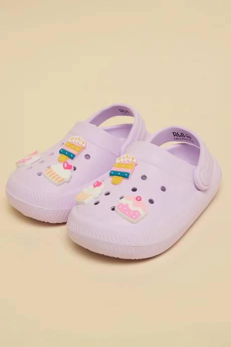 أر أند بي Charm Detail Slingback Clogs