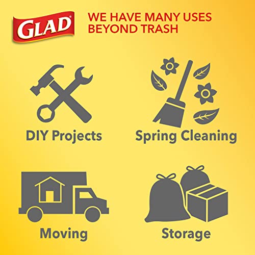 Glad Trash Bags, ForceFlex Protection Series Tall Kitchen Garbage Bags, 13 Gal, Unscented OdorShield, 90 Ct (Package May Vary) - Image 5