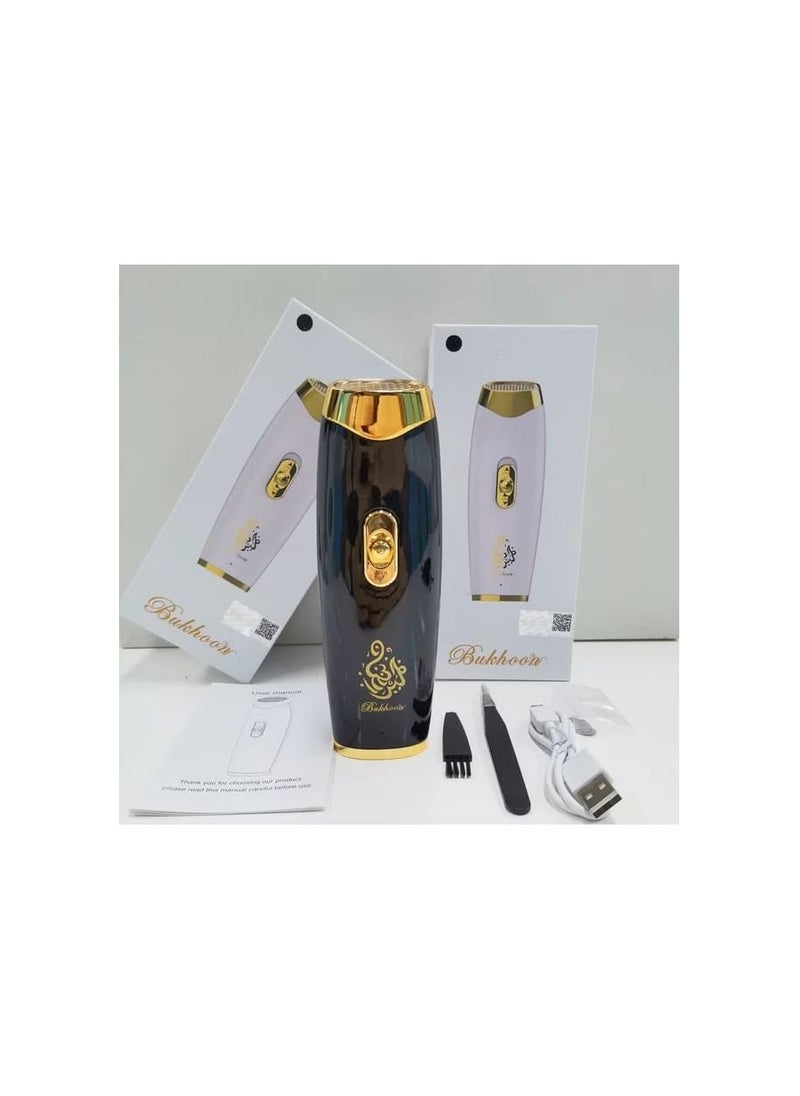 SPON - USB electronic vaporizer, rechargeable and portable, anywhere (home - office - car) and with a practical design that is convenient to use / black color - Image 1