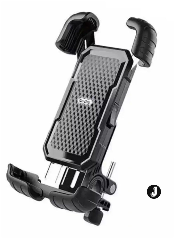 JAJEEK "GD-HD694 Shockproof Bicycle and Motorcycle Phone Holder with Corner Guard" - Image 1