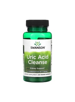 SWANSON Uric Acid Cleanse, 60 Veggie Capsules 