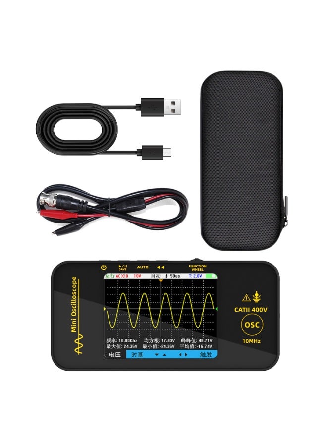 BSIDE OT3 Handheld Oscilloscope 3.2‘’ TFT Display Portable Digital Oscilloscope 10MHz Bandwidth Automotive Oscilloscope 48MSa/s Sampling Rate Trigger Function Auto/Analogue/Single - Image 1
