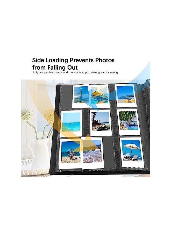 The Bros 432 Pockets Mini Photo Album Compatible for Fujifilm Instax Mini 12 11 9 90 8+ 8 7S 40 26 25 EVO LiPlay Instant Camera/Mini Link SP-1 Printer/Z2300/ PIC-300 Polaroid Pictures（Black)  - Image 5
