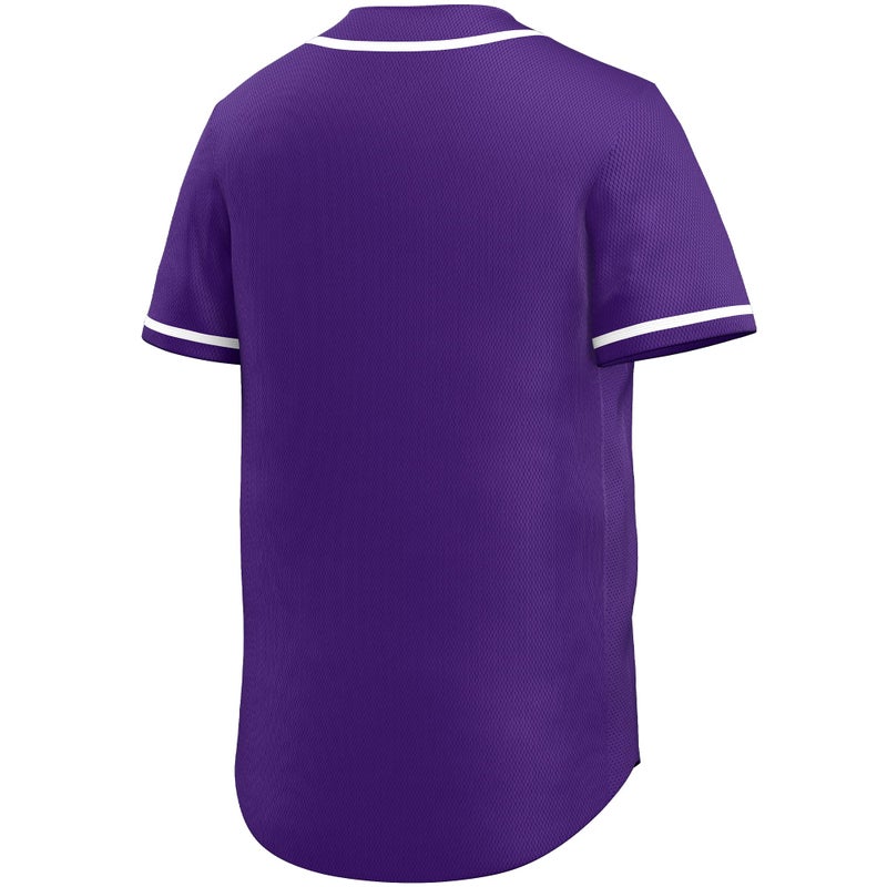 KXK Blank Baseball Jersey for Men Casual Button Down Shirts Short Sleeve Active Team Sports Uniform - Image 3