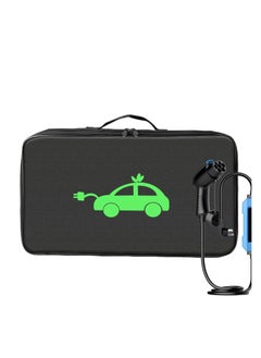 Electric Vehicle Charging Cable Storage Bag, Electric Car Charger Cable Holder Bag Ev Charging Cable Travel Pouch, Portable Ev Charging Cable Carrying Case for Electric Vehicles, Extension Cables