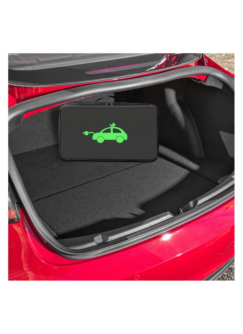 SYOSI - Electric Vehicle Charging Cable Storage Bag, Electric Car Charger Cable Holder Bag Ev Charging Cable Travel Pouch, Portable Ev Charging Cable Carrying Case for Electric Vehicles, Extension Cables - Image 1