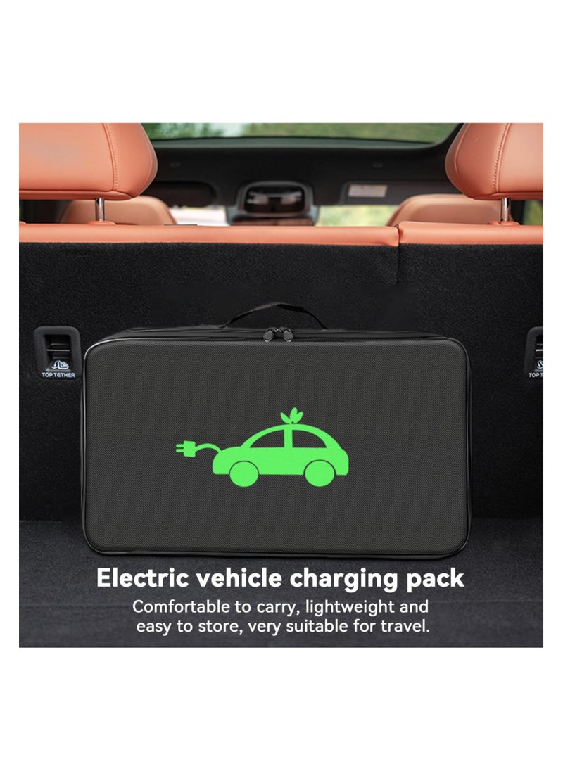 SYOSI - Electric Vehicle Charging Cable Storage Bag, Electric Car Charger Cable Holder Bag Ev Charging Cable Travel Pouch, Portable Ev Charging Cable Carrying Case for Electric Vehicles, Extension Cables - Image 1