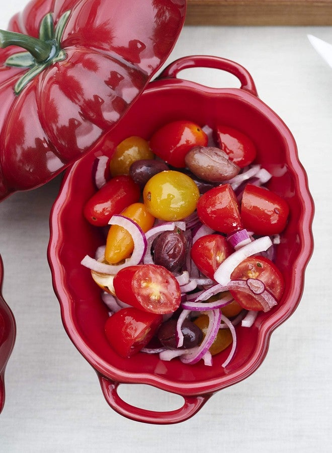 Staub Tomato Casserole 40511-855-0 Enamelled Surface Ceramic - Image 4