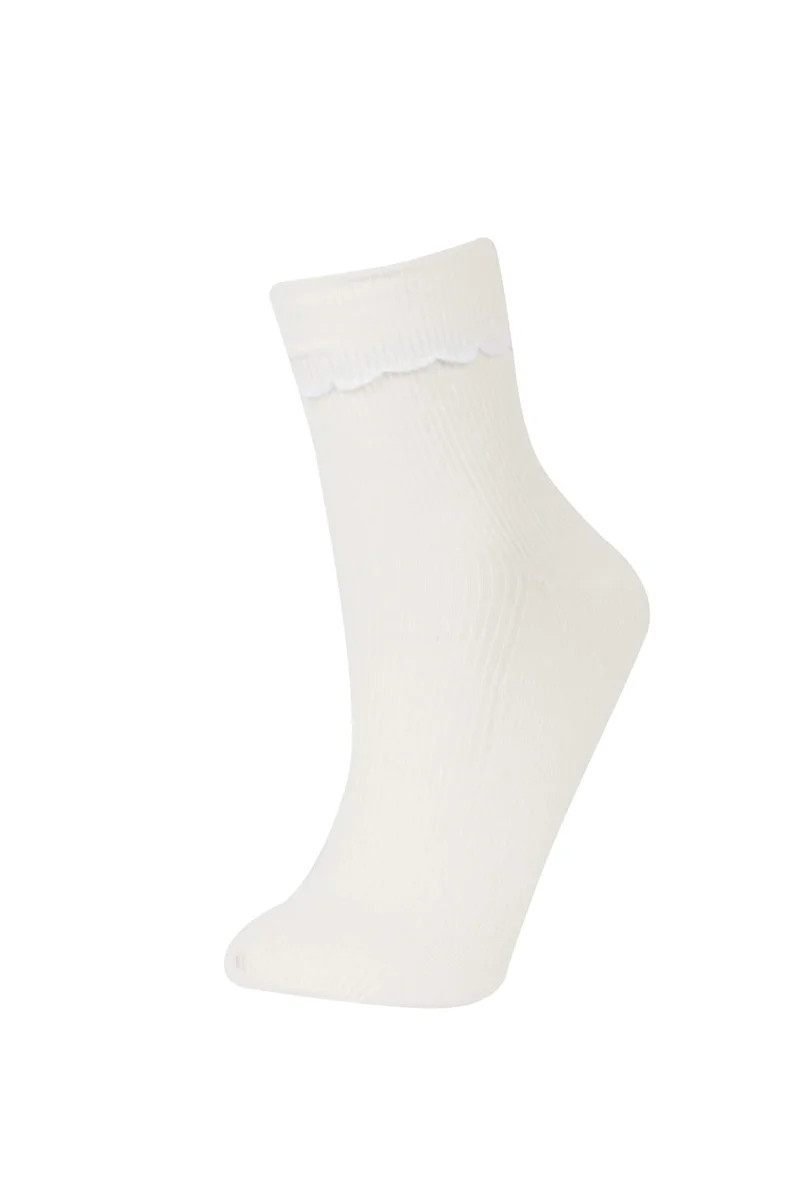 ديفاكتو Woman Ribbon 2 Piece Cotton Long Socks