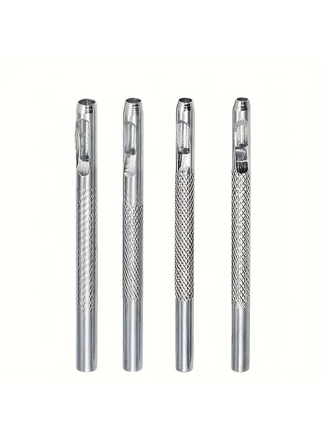 Four Piece Set Manual Hole Punch Tool 2 5mm 3mm 3 5mm 4mm For Leather Crafting - Image 5