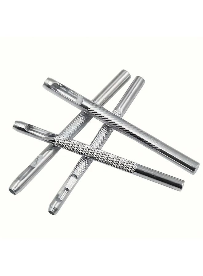 Four Piece Set Manual Hole Punch Tool 2 5mm 3mm 3 5mm 4mm For Leather Crafting - Image 4