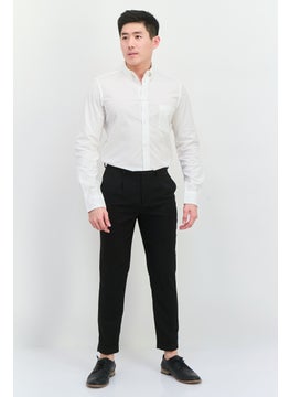 Sorbino Men Regular FIt Plain Dress Pants, Black  - Image 4