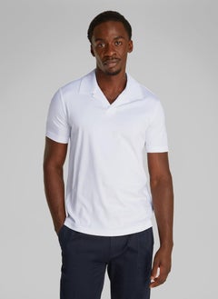 CALVIN KLEIN Cuban Collar Short Sleeve Polo  - Image 1