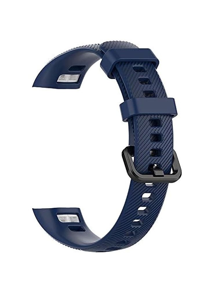 Silicone Honor band (4 - 5) Replacement Strap - Dark Blue