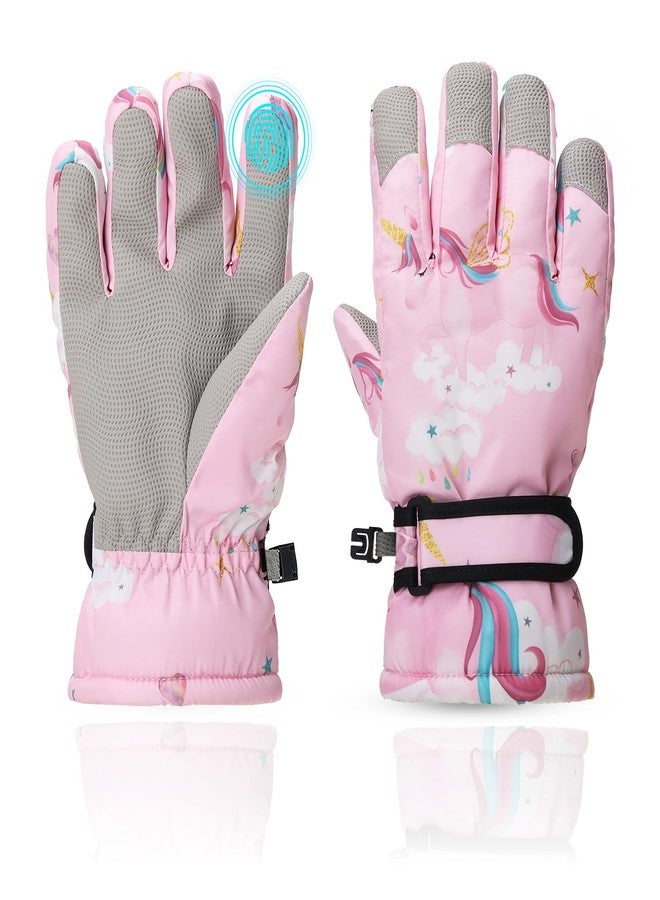 YooxArmor Children's Gloves, Waterproof Windproof Winter Gloves for Boys and Girls, Cold Weather Warm Ski Gloves for Skiing, Cycling, Snowboarding - Image 1