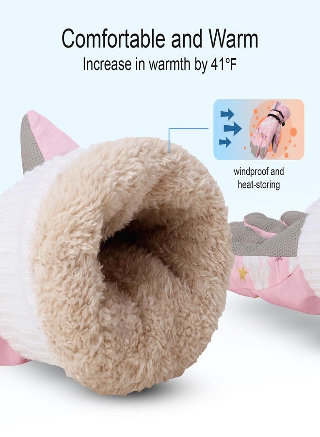 YooxArmor Children's Gloves, Waterproof Windproof Winter Gloves for Boys and Girls, Cold Weather Warm Ski Gloves for Skiing, Cycling, Snowboarding - Image 2