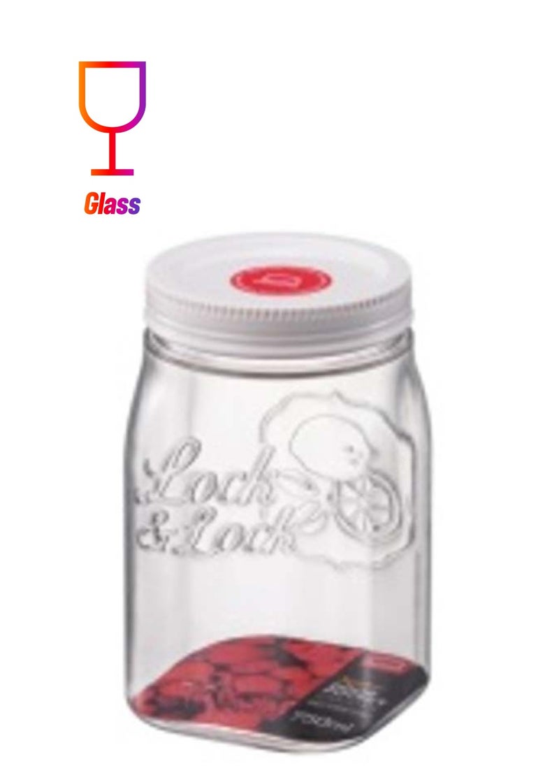 LOCK & LOCK Square Door Pocket Canister 750ml  - Image 1